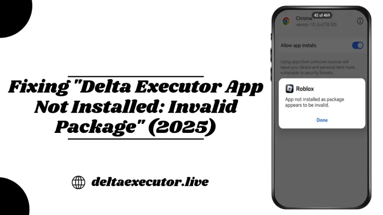 Delta Executor App Not Installed