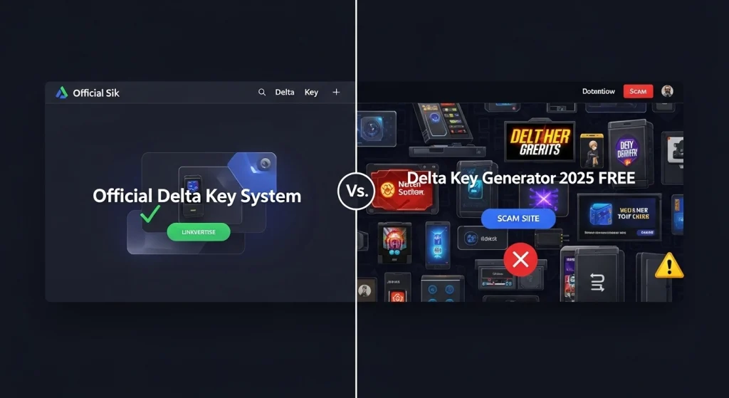 Official Link vs. Scam